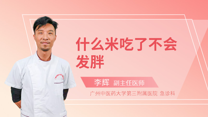 什么米吃了不会发胖