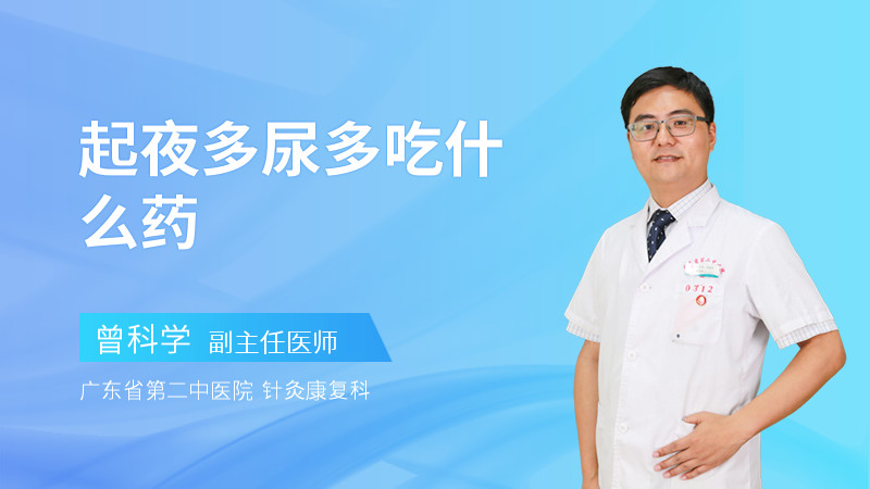 起夜多尿多吃什么药