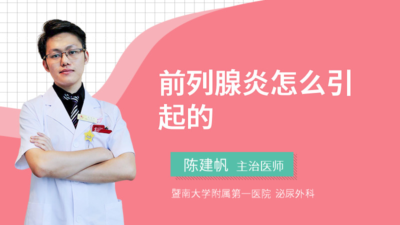 前列腺炎怎么引起的