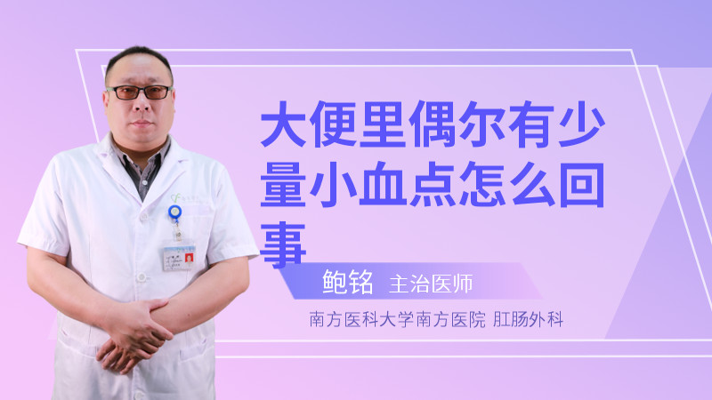 大便里偶尔有少量小血点怎么回事