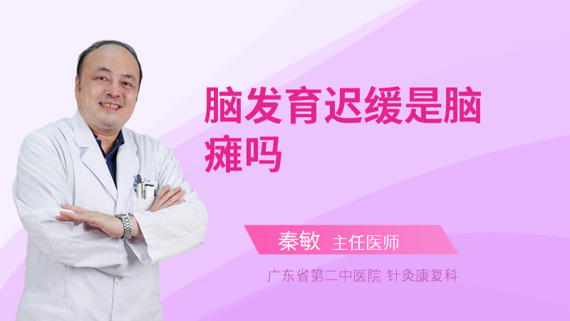 脑发育迟缓是脑瘫吗
