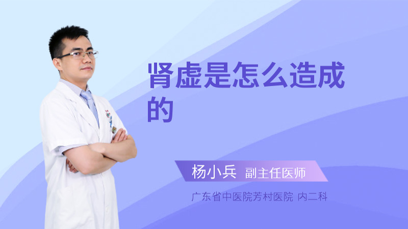 肾虚是怎么造成的