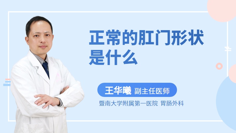 正常的肛门形状是什么