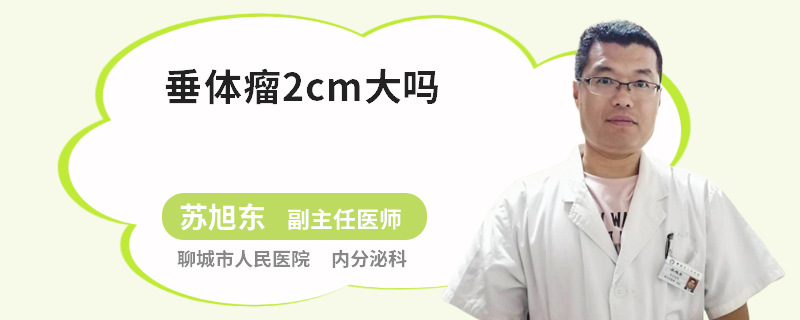 垂体瘤2cm大吗