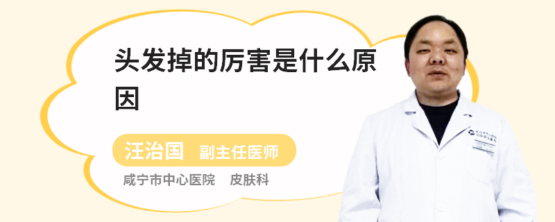 头发掉的厉害是什么原因