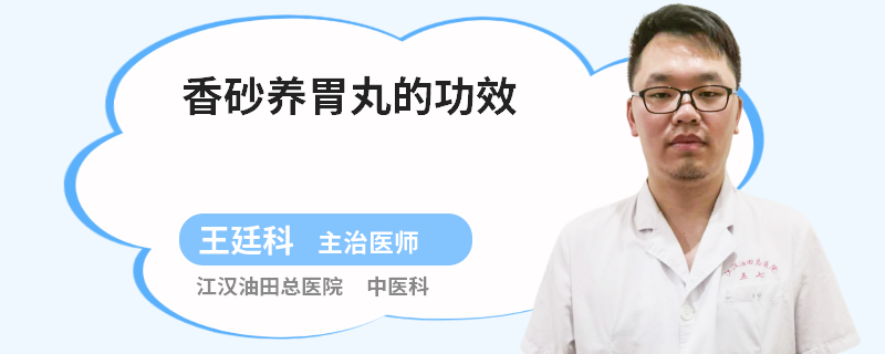 香砂养胃丸的功效