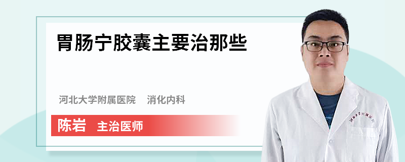 胃肠宁胶囊主要治那些