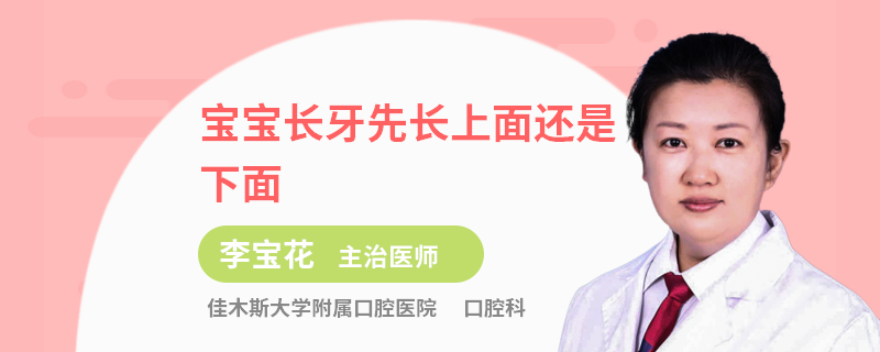 宝宝长牙先长上面还是下面