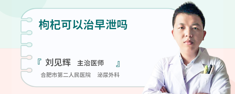 枸杞可以治早泄吗