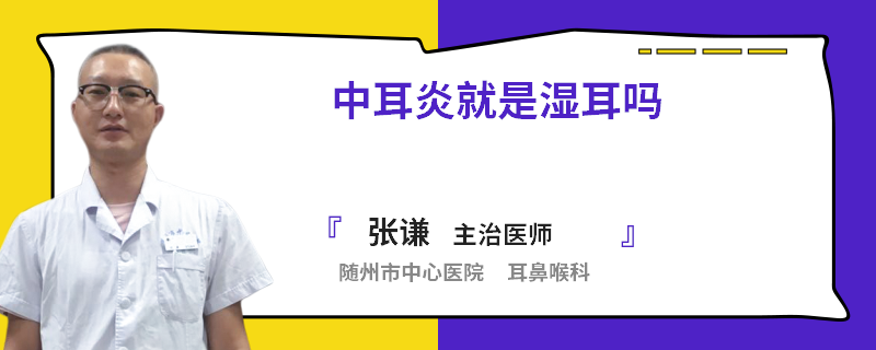 中耳炎就是湿耳吗