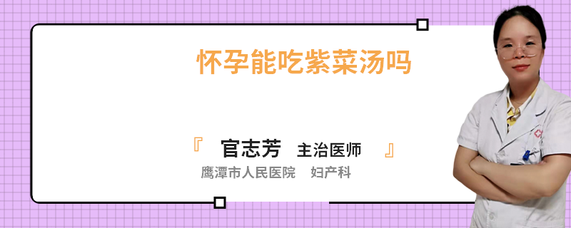 怀孕能吃紫菜汤吗