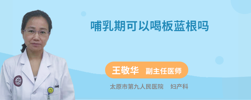 哺乳期可以喝板蓝根吗