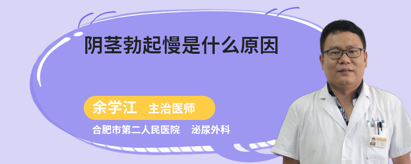 阴茎勃起慢是什么原因