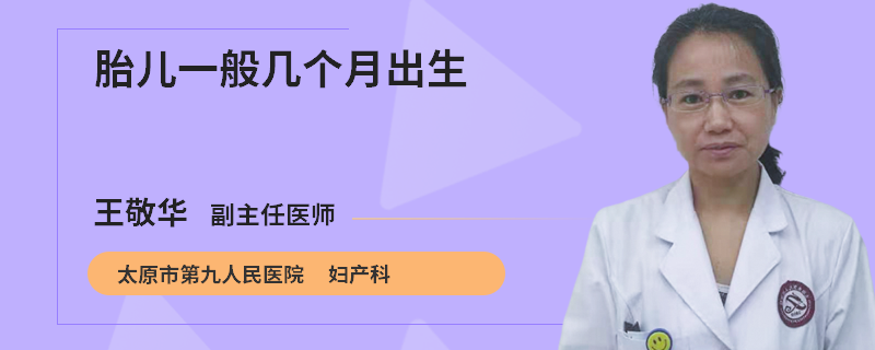 胎儿一般几个月出生