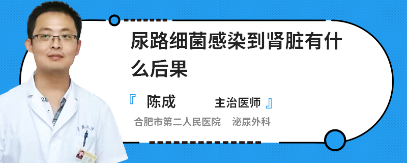 尿路细菌感染到肾脏有什么后果