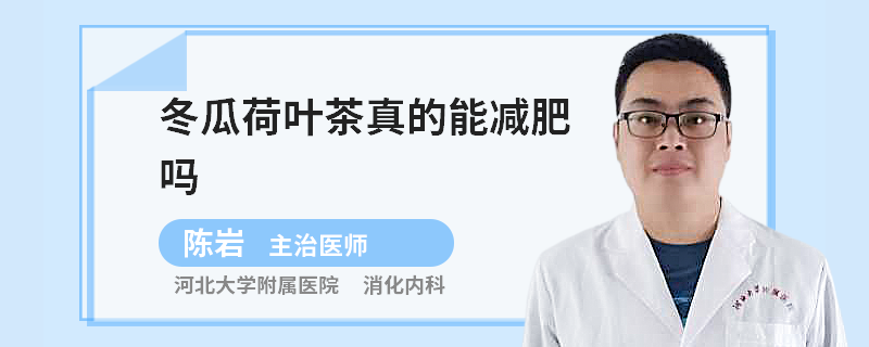 冬瓜荷叶茶真的能减肥吗