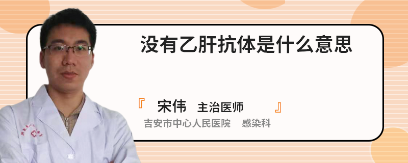 没有乙肝抗体是什么意思