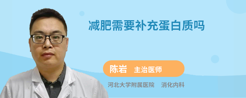 减肥需要补充蛋白质吗