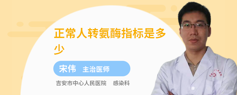 正常人转氨酶指标是多少