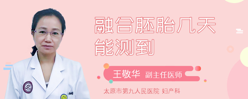 融合胚胎几天能测到