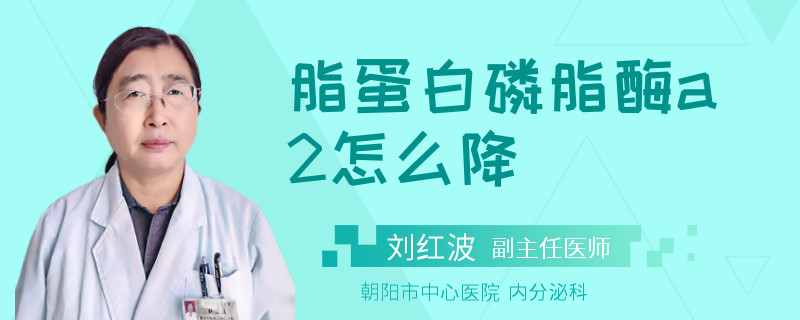 脂蛋白磷脂酶a2怎么降