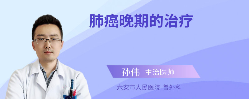 肺癌晚期的治疗