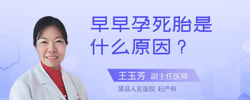 早早孕死胎是什么原因？