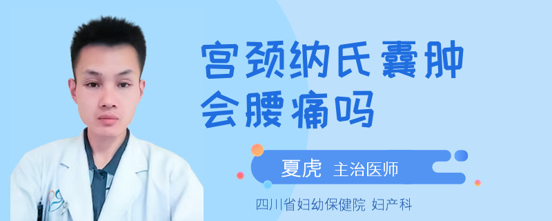 宫颈纳氏囊肿会腰痛吗