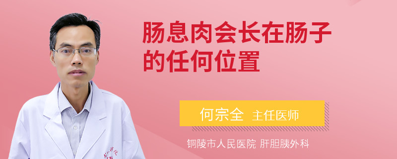 肠息肉会长在肠子的任何位置