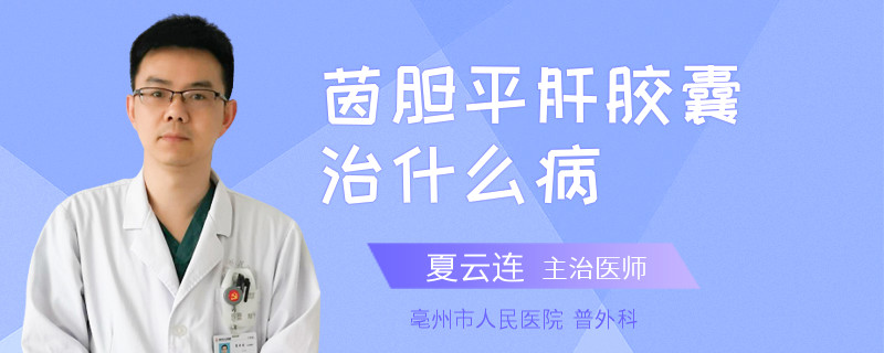 茵胆平肝胶囊治什么病