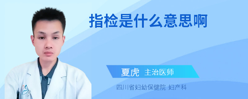 指检是什么意思啊