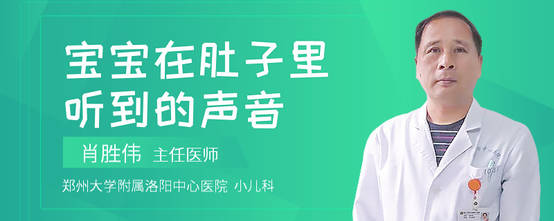 宝宝在肚子里听到的声音