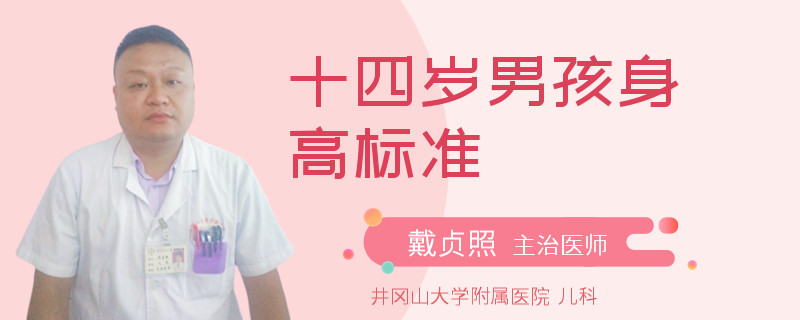 十四岁男孩身高标准