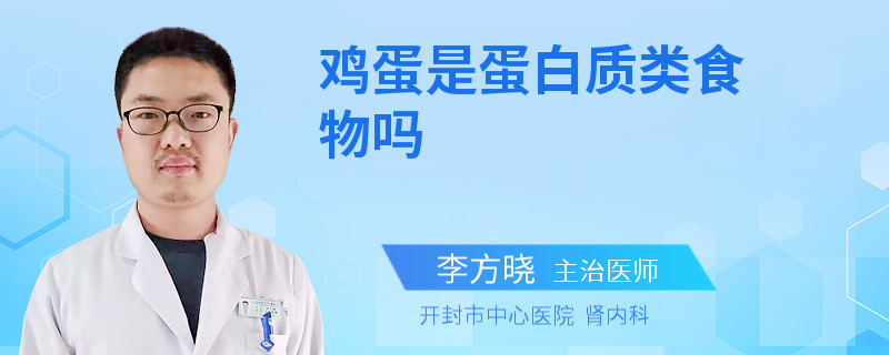 鸡蛋是蛋白质类食物吗