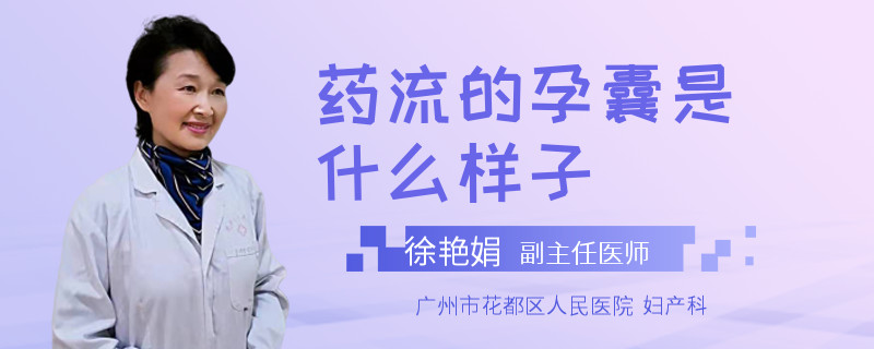 药流的孕囊是什么样子