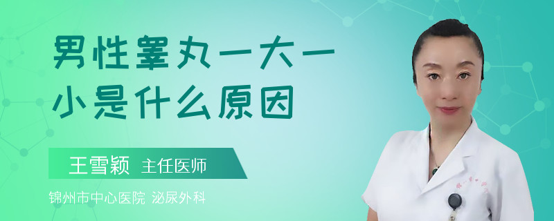 男性睾丸一大一小是什么原因