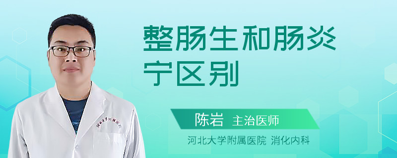 整肠生和肠炎宁区别