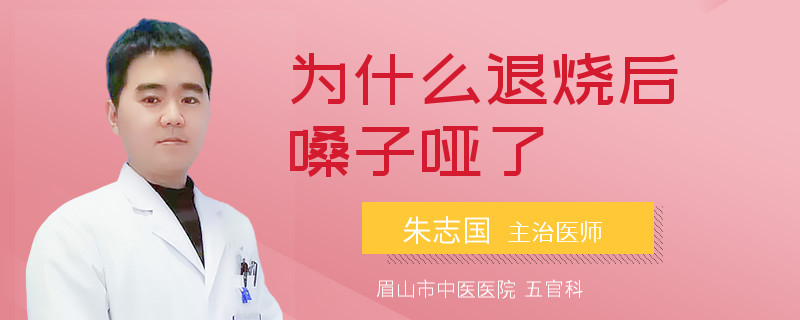 为什么退烧后嗓子哑了