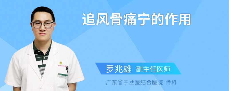 追风骨痛宁的作用