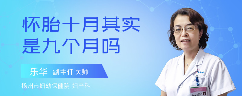 怀胎十月其实是九个月吗