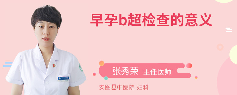 早孕b超检查的意义