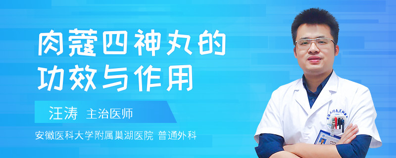 肉蔻四神丸的功效与作用