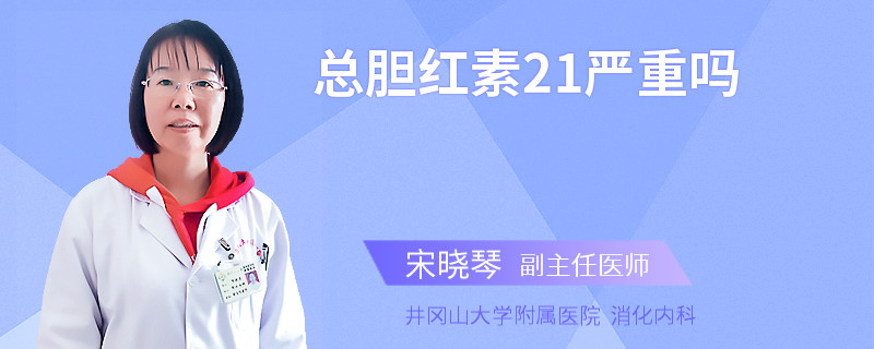 总胆红素21严重吗