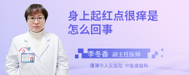 身上起红点很痒是怎么回事