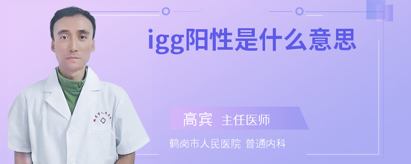 igg阳性是什么意思