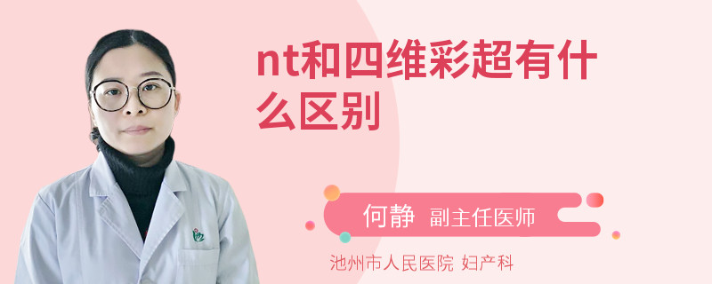 nt和四维彩超有什么区别