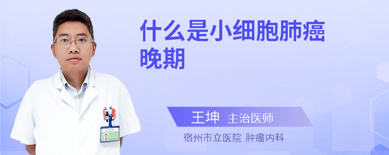 什么是小细胞肺癌晚期