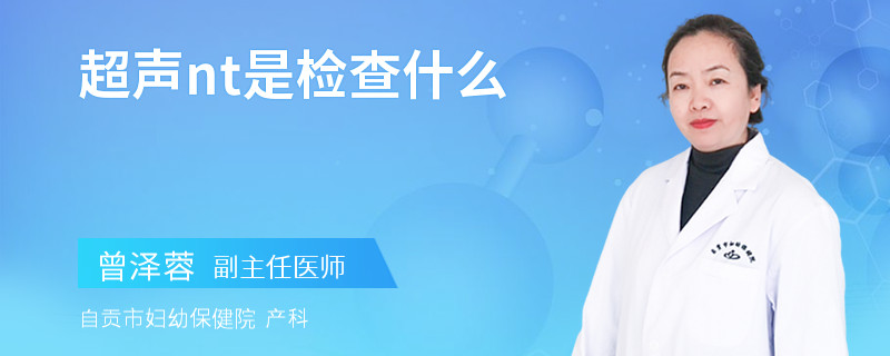 超声nt是检查什么