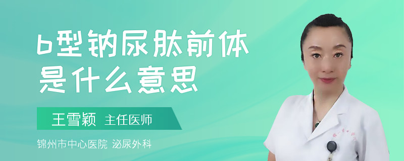 b型钠尿肽前体是什么意思