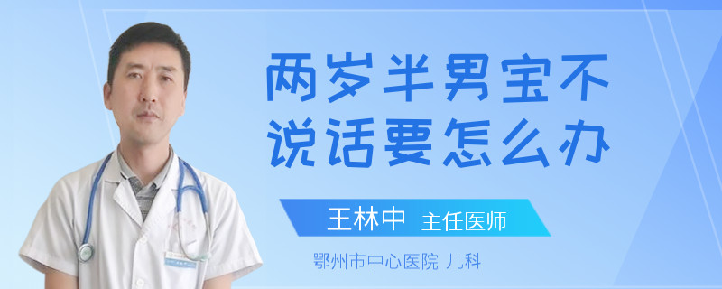两岁半男宝不说话要怎么办